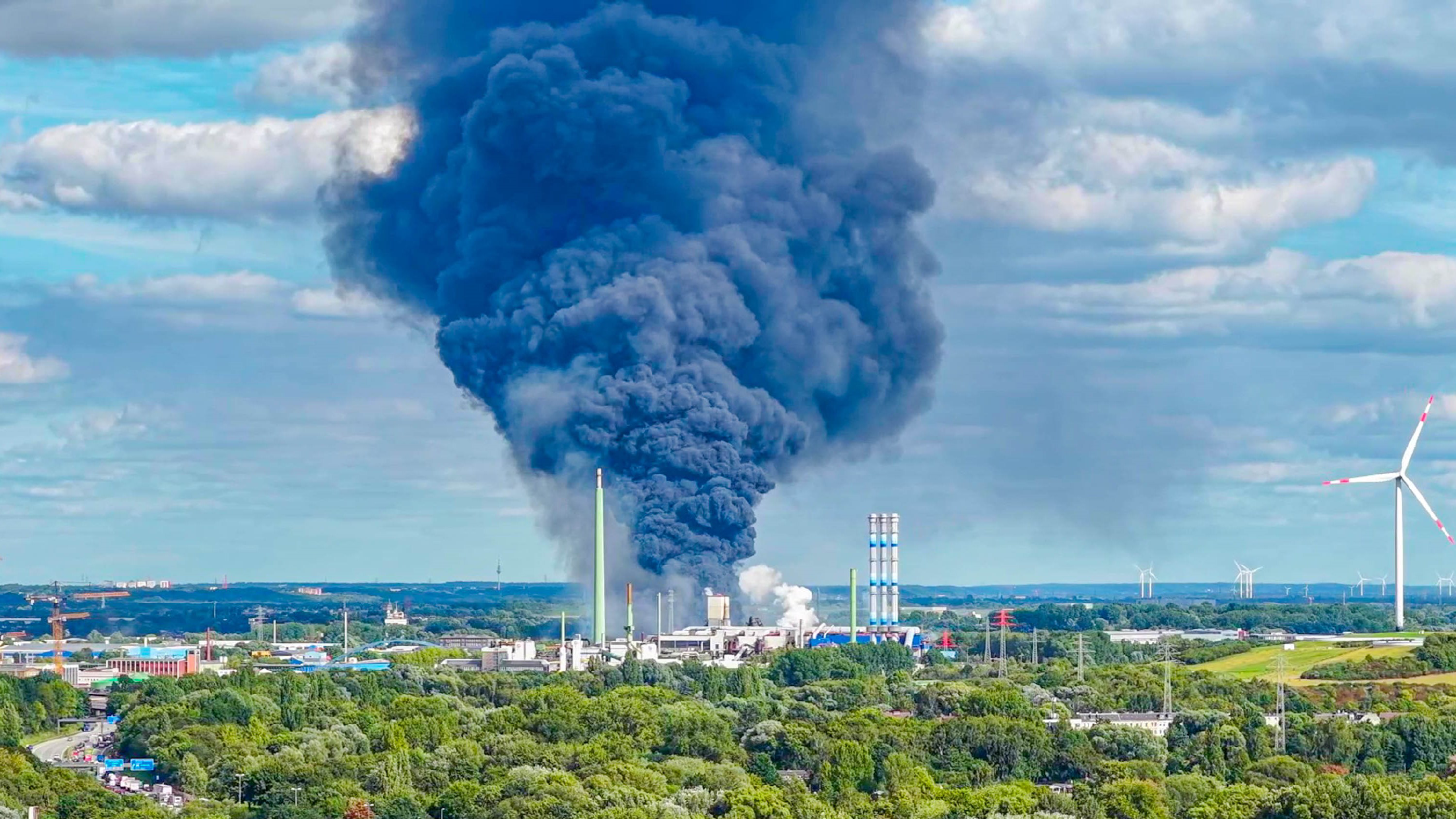 Großfeuer auf der Veddel