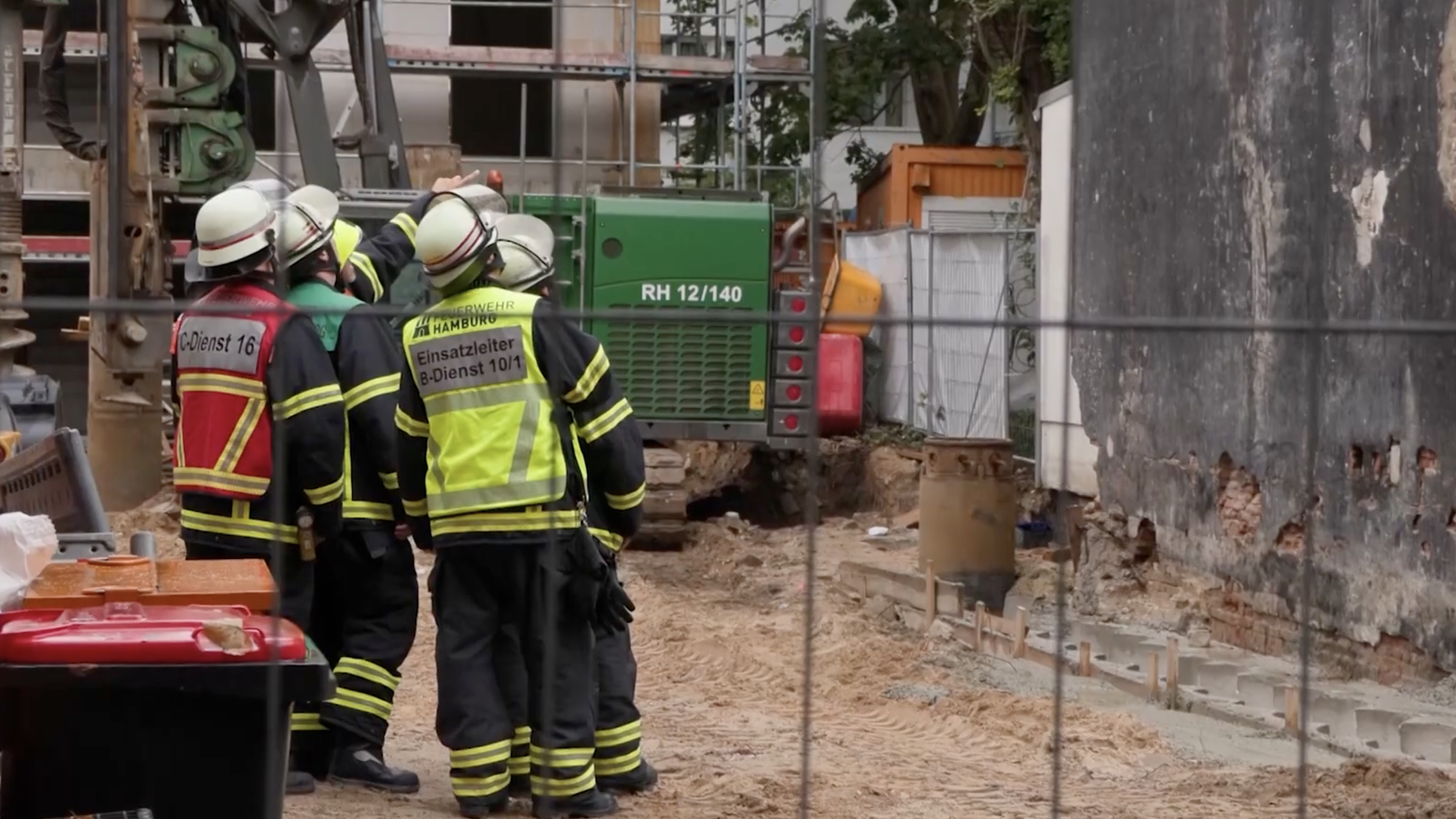 Teileinsturz an Hausecke